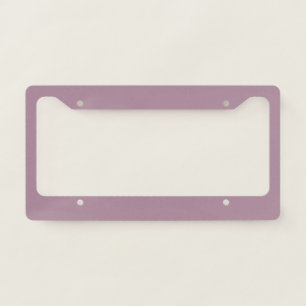 Solid Light purple, Plain purple License Plate Frame