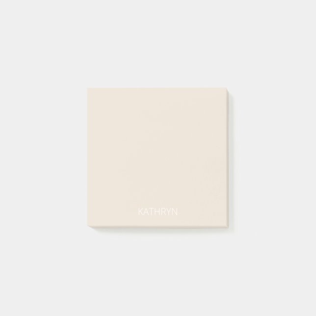 solid light royal stone post-it notes (Front)