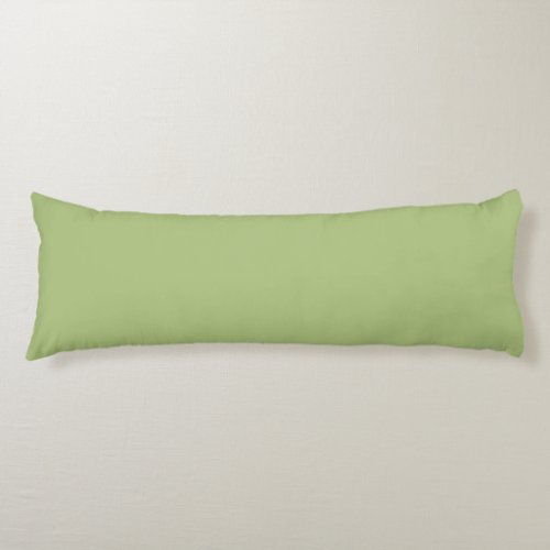 Solid Light Sage Green by Premium Collections Body Pillow