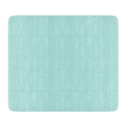 Solid light turquoise cutting board