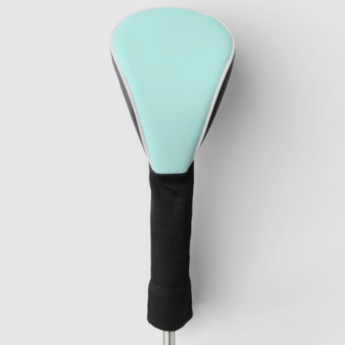 Solid light turquoise golf head cover