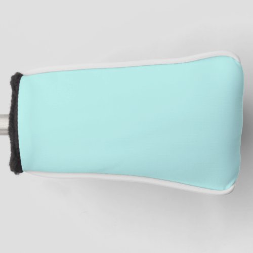 Solid light turquoise golf head cover