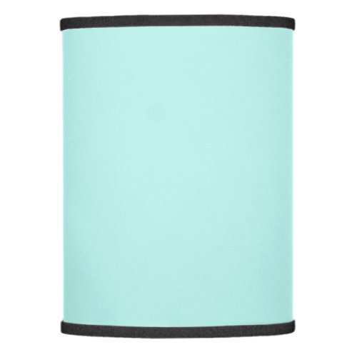 Solid light turquoise lamp shade
