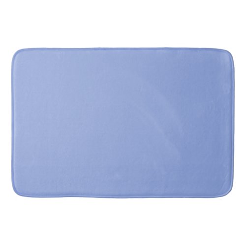 Solid Light Ultramarine Blue Bath Mat