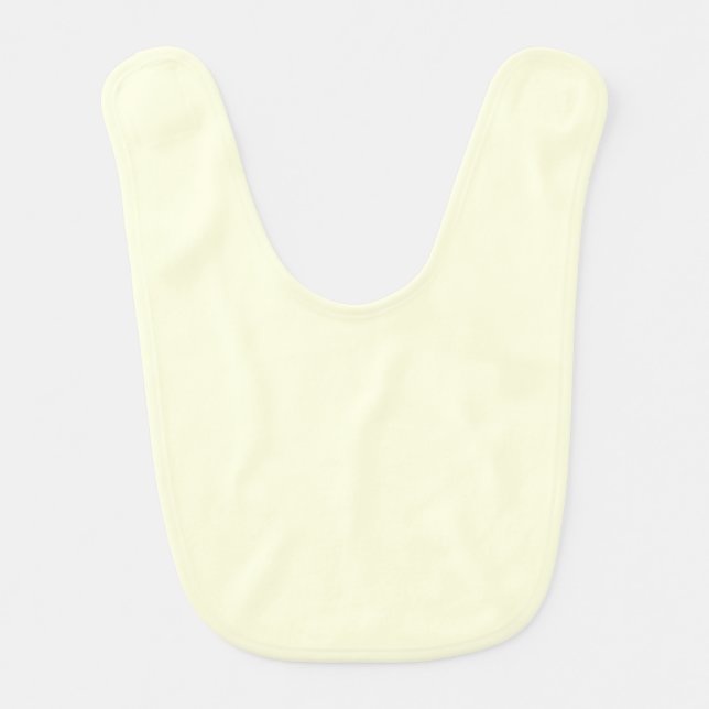 Solid Light Yellow Color Bib (Front)