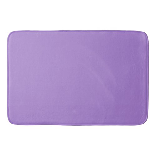 Solid lilac bush bath mat