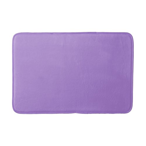 Solid lilac bush bath mat