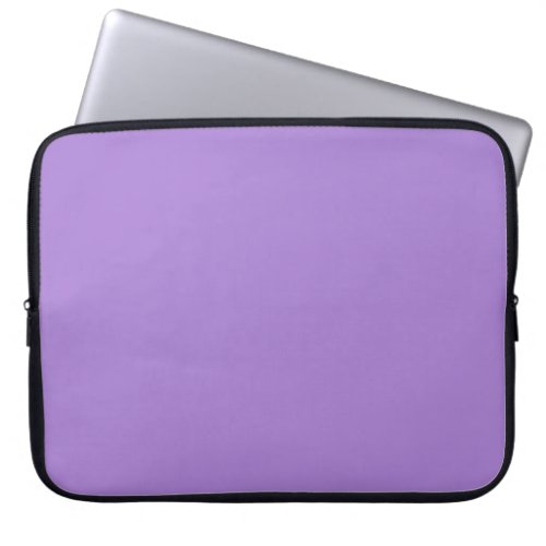 Solid lilac bush laptop sleeve