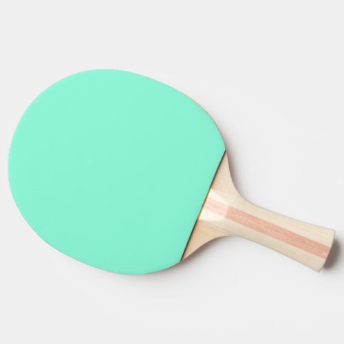 Solid magic mint ping pong paddle