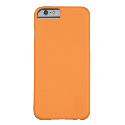 solid mango orange color barely there iPhone 6 case