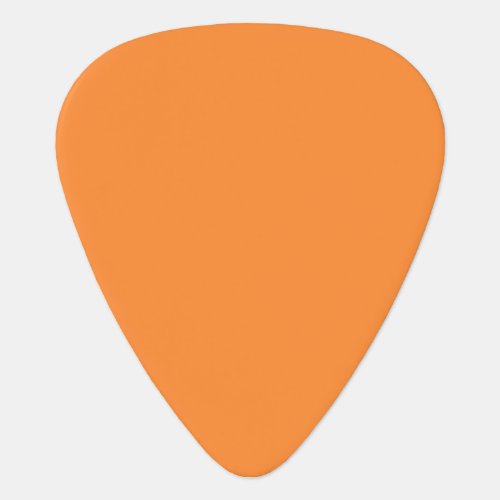 solid mango orange color guitar pick