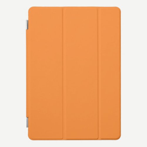 solid mango orange color iPad pro cover