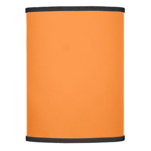 solid mango orange color lamp shade