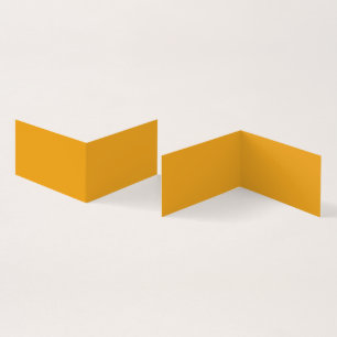 Solid Marigold Folded Horizontal Book Business Card