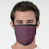 Solid Maroon Color Face Mask (Worn Him)