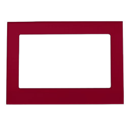Solid medium berry red magnetic frame