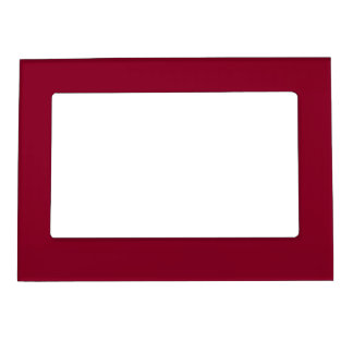 Solid medium berry red magnetic frame