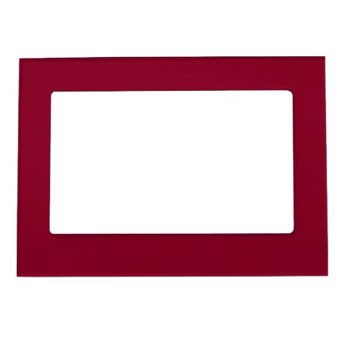 Solid medium berry red magnetic frame