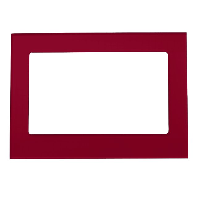 Solid medium berry red magnetic frame (Front)