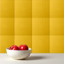 Solid medium cadmium yellow amber ceramic tile