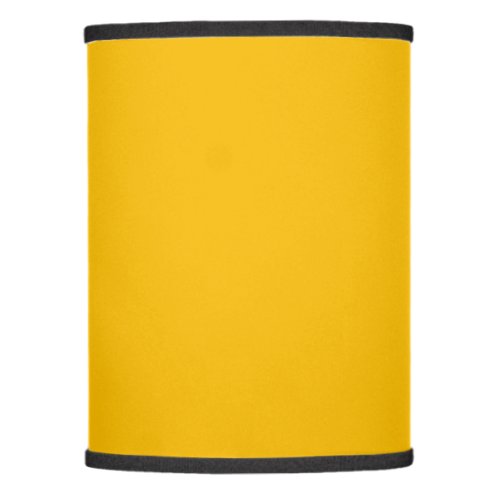 Solid medium cadmium yellow amber lamp shade