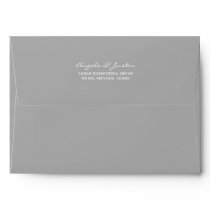 Solid Medium Grey Envelope Solid Medium Grey Envelope
