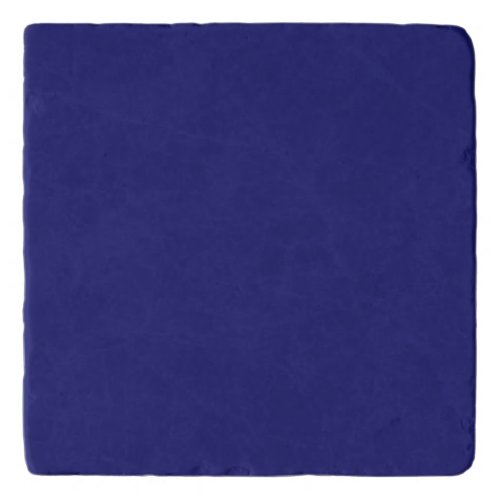 Solid Midnight Blue Color Minimalist Plain Trivet