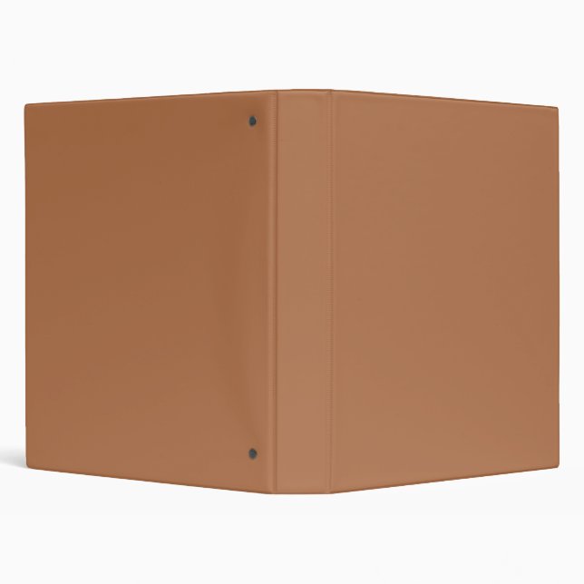 Solid milk chocolate brown 3 ring binder (Background)