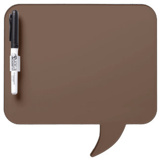 Solid Milk Chocolate Brown Classic Dry Erase Board