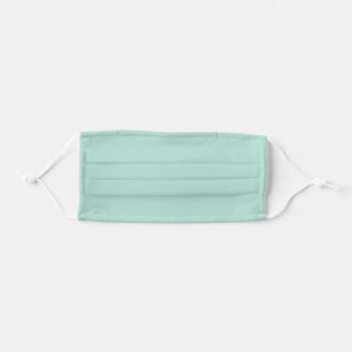 Solid Mint Green Color Adult Cloth Face Mask