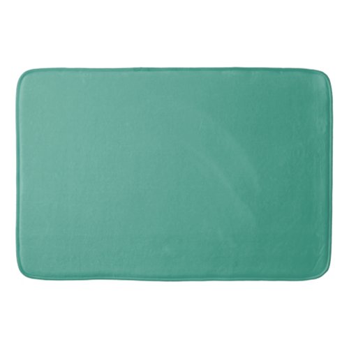 Solid mint jade sheen patina green bath mat