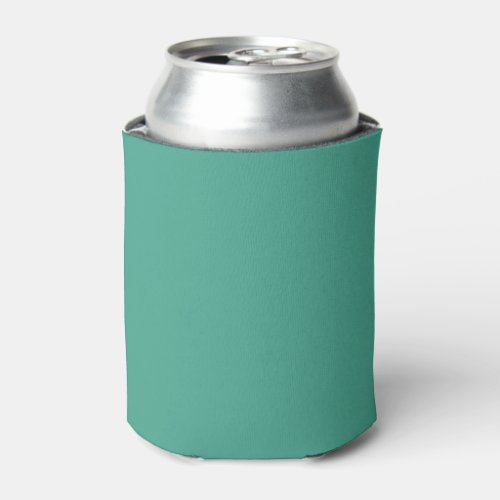 Solid mint jade sheen patina green can cooler