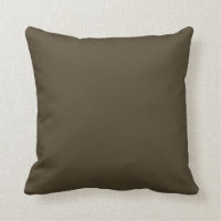 Solid Mocha Brown Pillows