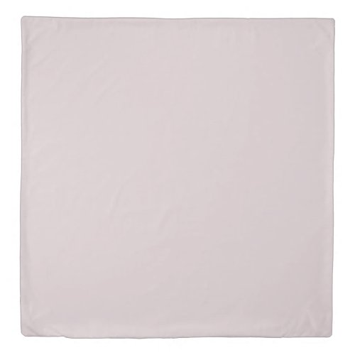Solid mountain haze silver pink duvet cover