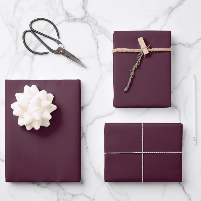 Solid Mulberry Wrapping Paper Sheets (Front)