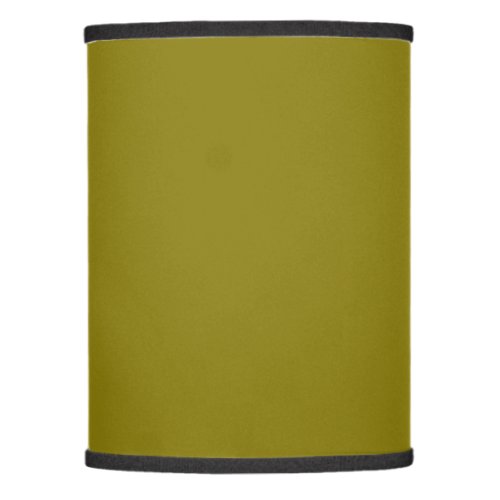 Solid mustard green olive lamp shade