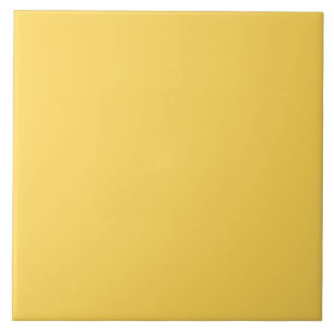 Solid Mustard Yellow Ceramic Tile