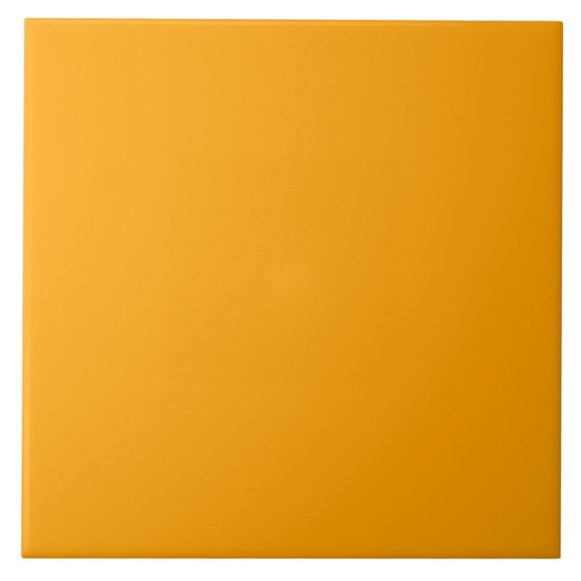 Solid mustard yellow color ceramic tile (Front)