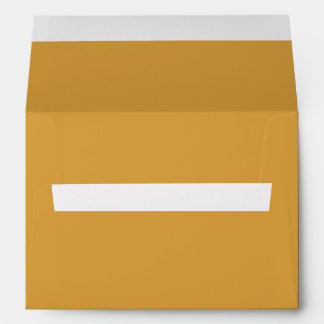 Solid Mustard Yellow Color | Hex# DAA03D Envelope