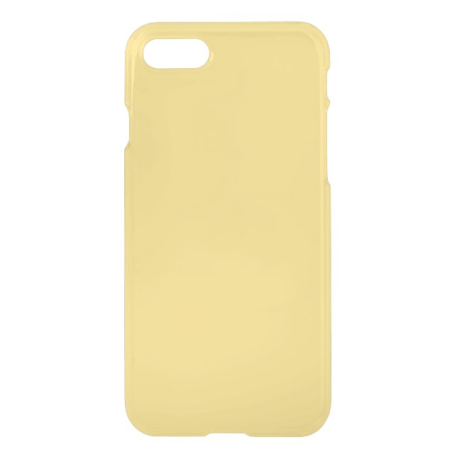 Solid Mustard Yellow Uncommon iPhone Case (Back)