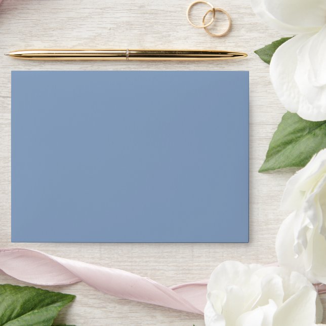 Solid Muted Icy Blue Envelope (Wedding)