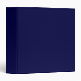 Solid Navy Blue 3 Ring Binder