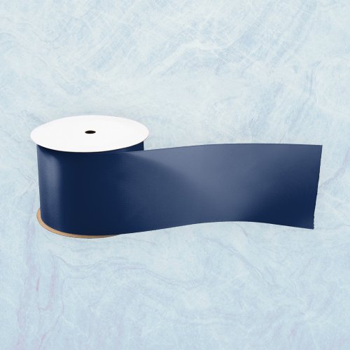 Solid Navy Blue All Occasion  Satin Ribbon