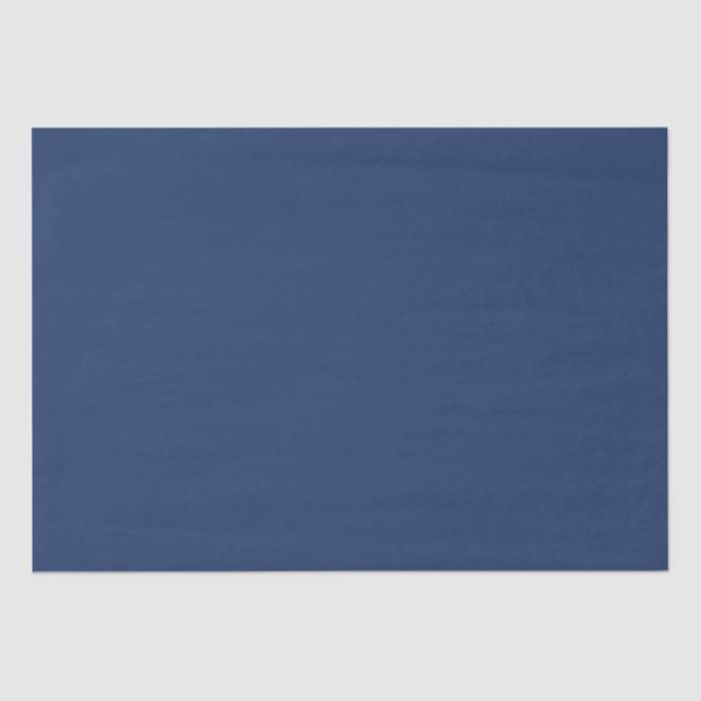Solid Navy Blue All Occasion  Tissue Paper (Front)