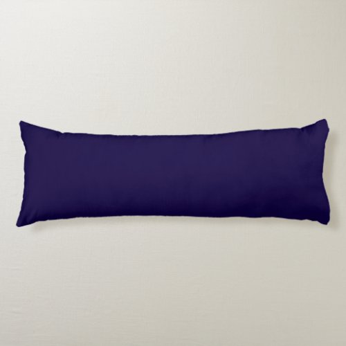 Solid Navy Blue Body Pillow