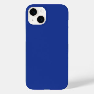 Solid navy blue color Case-Mate iPhone 14 case