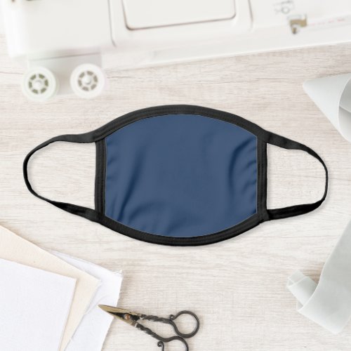 Solid Navy Blue Color Face Mask
