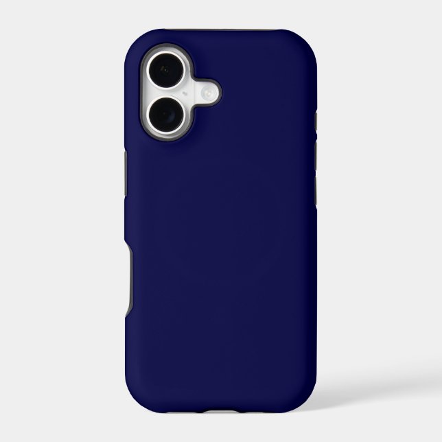 Solid Navy Blue Iphone Case (Back)