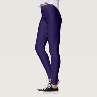 Solid Navy Blue Leggings