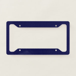 Solid Navy Blue License Plate Frame